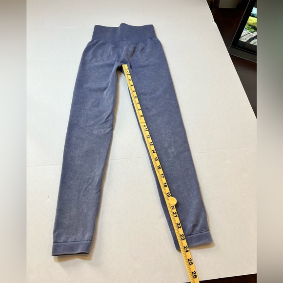 Bo+tee leggings washed blue bootie shaping style workout leggings pants Size XS - Picture 6 of 8